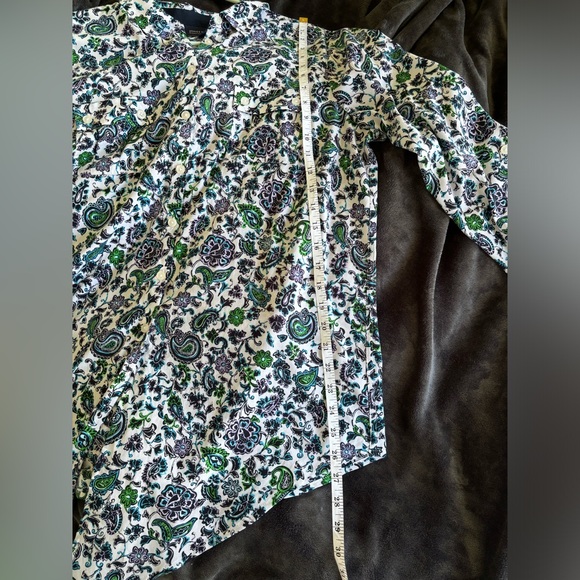 Jones New York Women’s Button Up Blouse Long Sleeve Size L - Picture 5 of 7